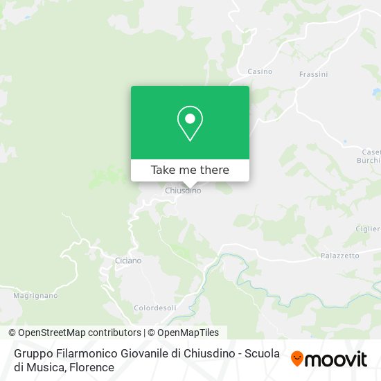 Gruppo Filarmonico Giovanile di Chiusdino - Scuola di Musica map