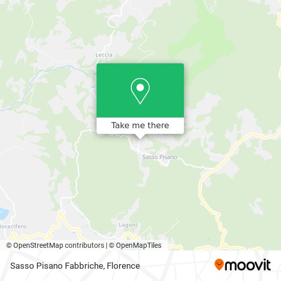 Sasso Pisano Fabbriche map