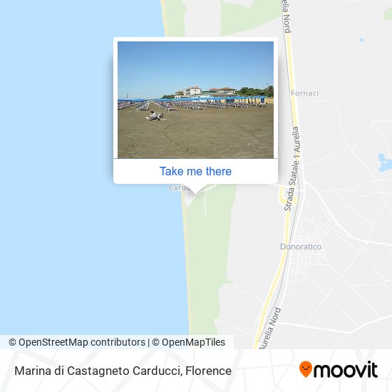 Marina di Castagneto Carducci map