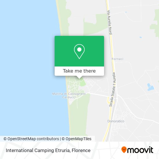 International Camping Etruria map