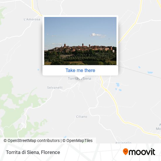 Torrita di Siena map