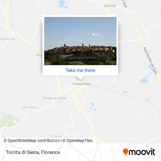 Torrita di Siena map