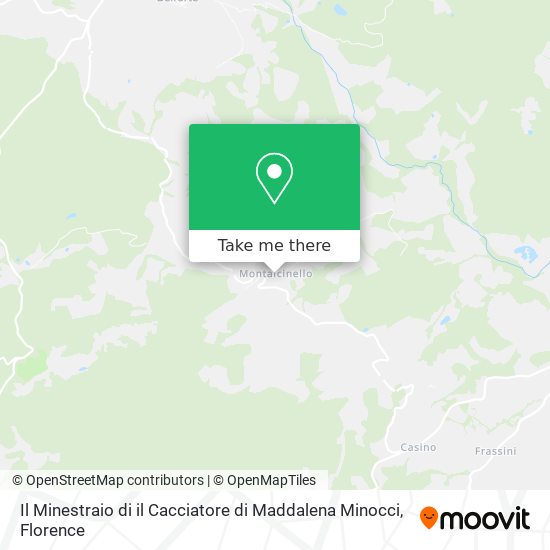 Il Minestraio di il Cacciatore di Maddalena Minocci map