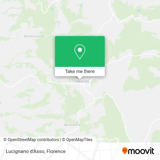 Lucignano d'Asso map