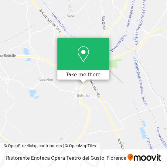 Ristorante Enoteca Opera Teatro del Gusto map