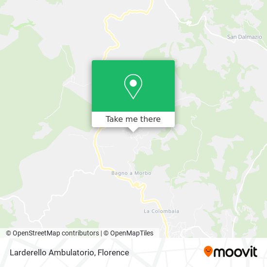 Larderello Ambulatorio map