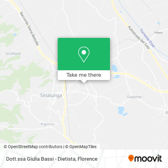 Dott.ssa Giulia Bassi - Dietista map