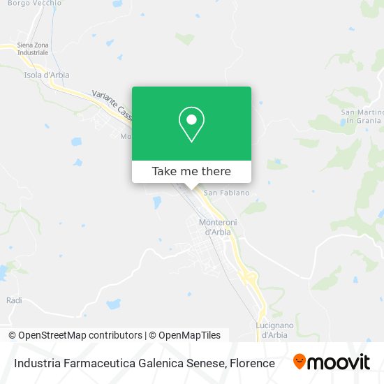 Industria Farmaceutica Galenica Senese map