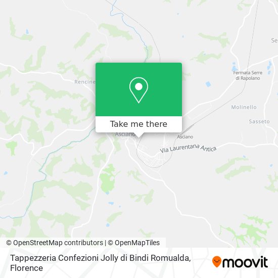 Tappezzeria Confezioni Jolly di Bindi Romualda map