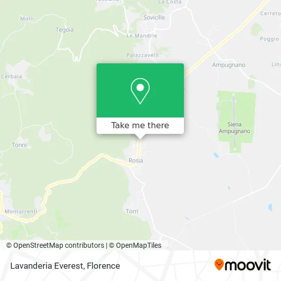 Lavanderia Everest map