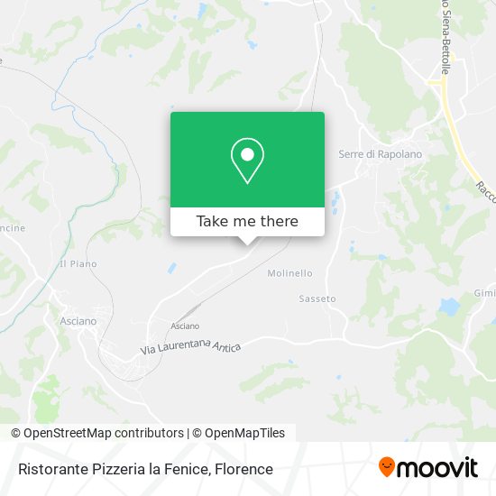 Ristorante Pizzeria la Fenice map