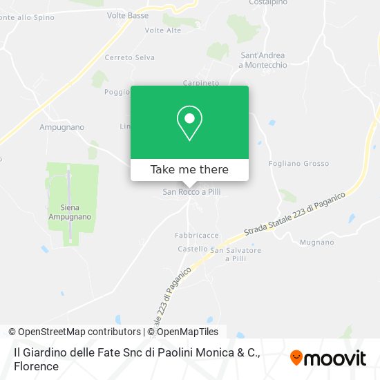 Il Giardino delle Fate Snc di Paolini Monica & C. map
