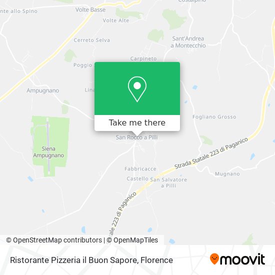 Ristorante Pizzeria il Buon Sapore map