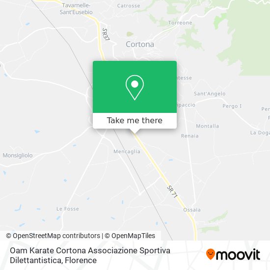 Oam Karate Cortona Associazione Sportiva Dilettantistica map