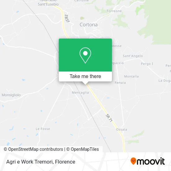 Agri e Work Tremori map