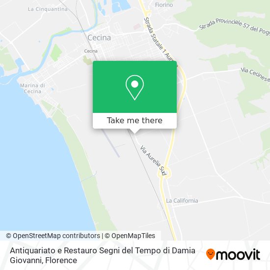 Antiquariato e Restauro Segni del Tempo di Damia Giovanni map