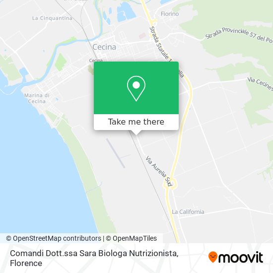 Comandi Dott.ssa Sara Biologa Nutrizionista map