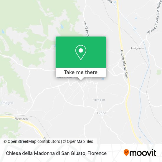 Chiesa della Madonna di San Giusto map