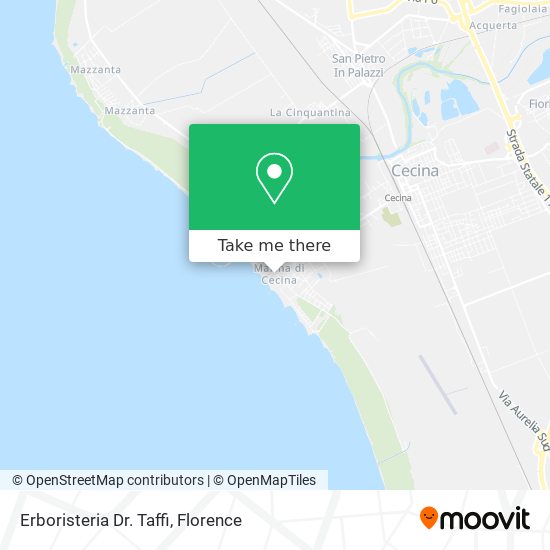 Erboristeria Dr. Taffi map
