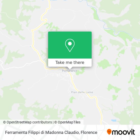 Ferramenta Filippi di Madonna Claudio map
