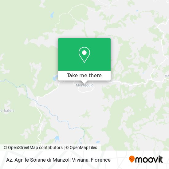 Az. Agr. le Soiane di Manzoli Viviana map