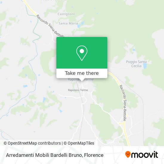 Arredamenti Mobili Bardelli Bruno map