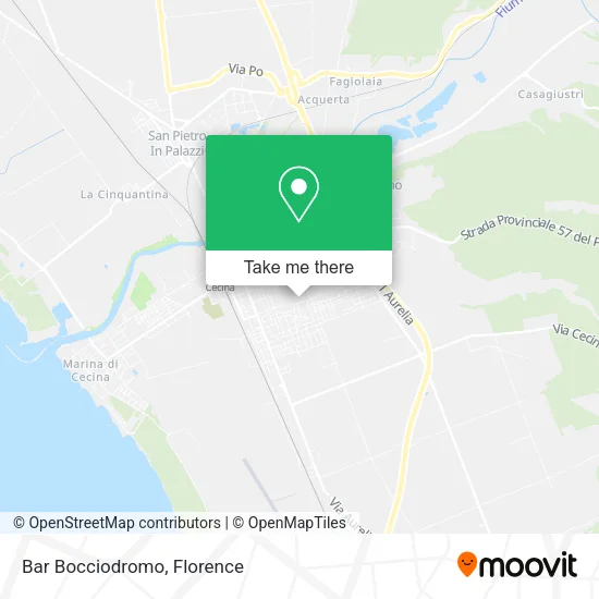 Bar Bocciodromo map