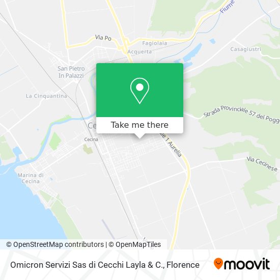 Omicron Servizi Sas di Cecchi Layla & C. map