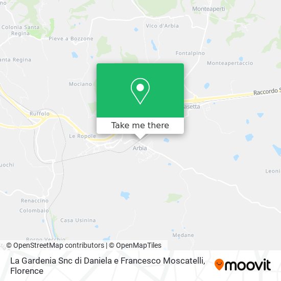 La Gardenia Snc di Daniela e Francesco Moscatelli map