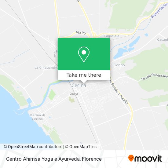 Centro Ahimsa Yoga e Ayurveda map