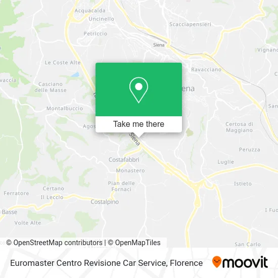 Euromaster Centro Revisione Car Service map