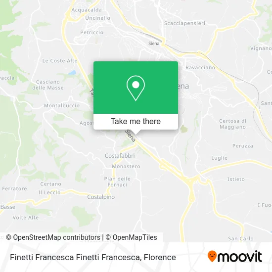 Finetti Francesca Finetti Francesca map
