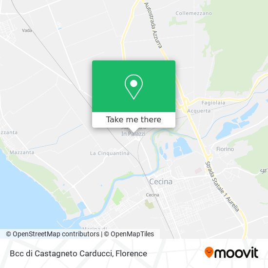 Bcc di Castagneto Carducci map