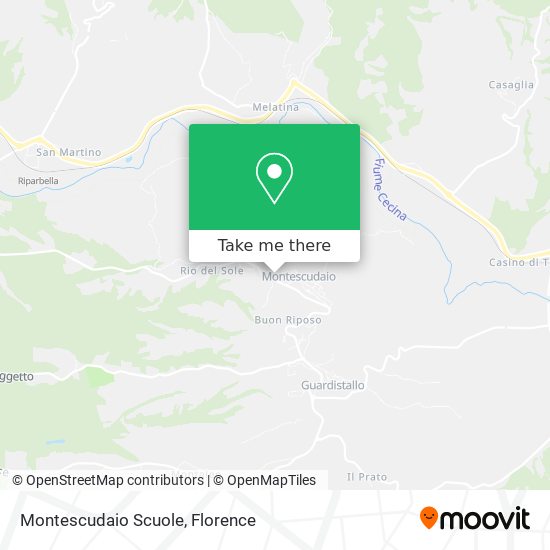 Montescudaio Scuole map