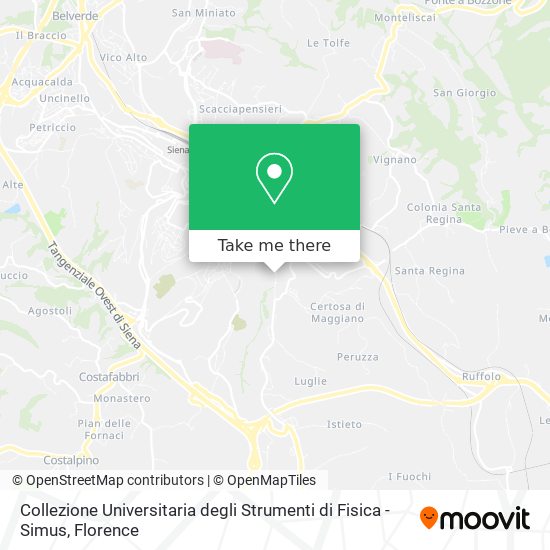 Collezione Universitaria degli Strumenti di Fisica - Simus map