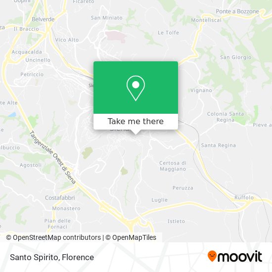 Santo Spirito map