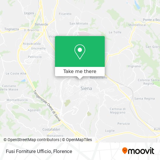 Fusi Forniture Ufficio map