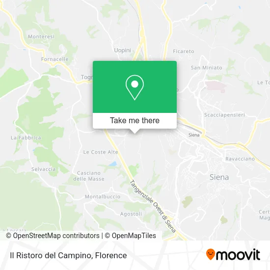 Il Ristoro del Campino map