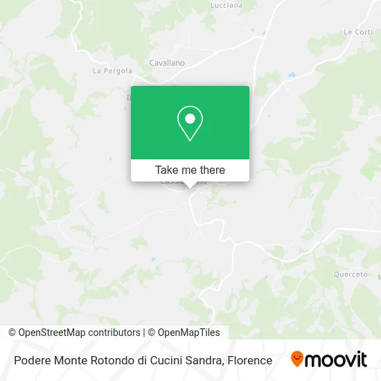 Podere Monte Rotondo di Cucini Sandra map