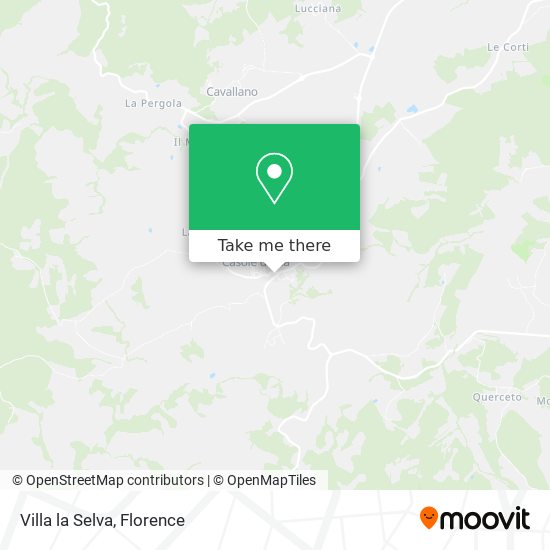 Villa la Selva map