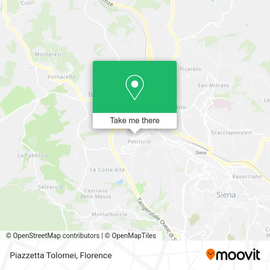 Piazzetta Tolomei map