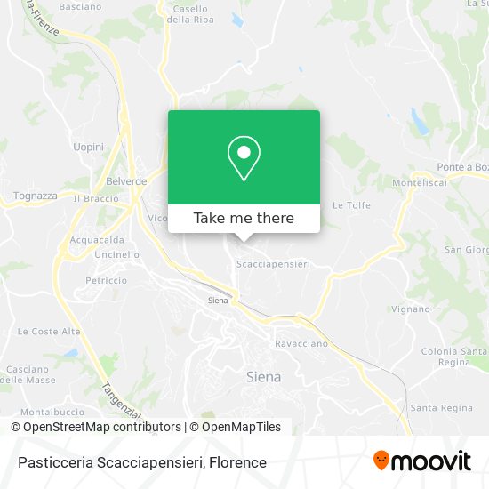Pasticceria Scacciapensieri map
