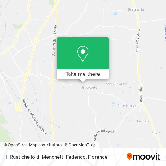 Il Rustichello di Menchetti Federico map