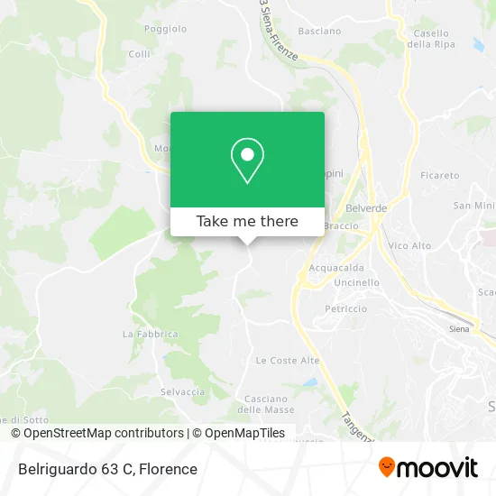 Belriguardo 63 C map