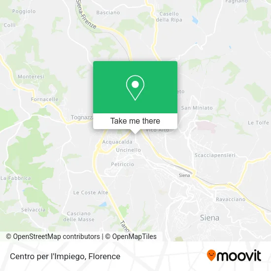 Centro per l'Impiego map