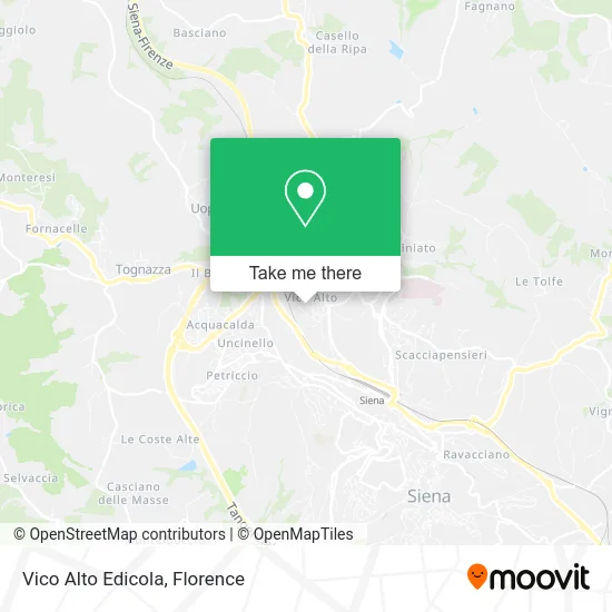 Vico Alto Edicola map