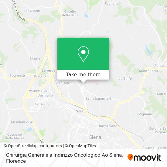Chirurgia Generale a Indirizzo Oncologico Ao Siena map