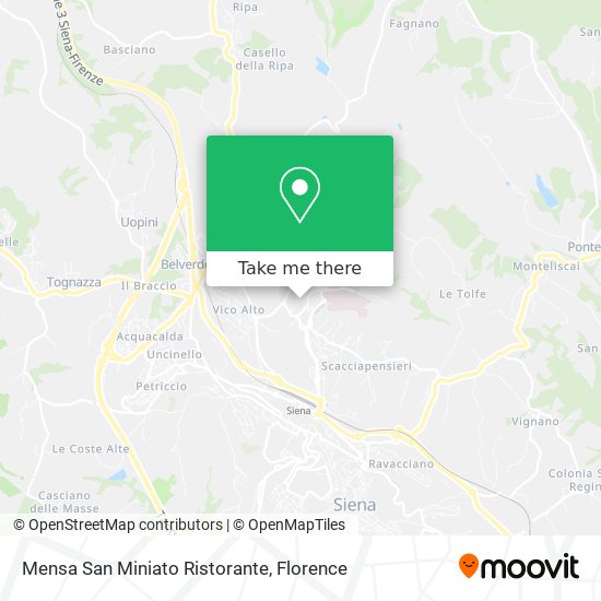 Mensa San Miniato Ristorante map