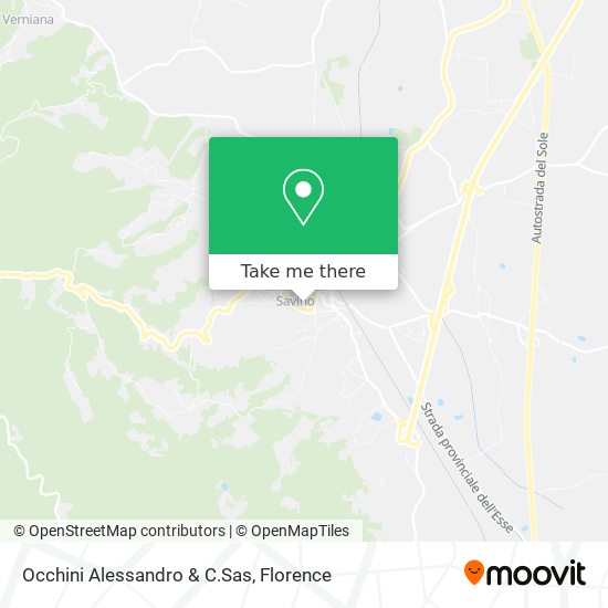 Occhini Alessandro & C.Sas map