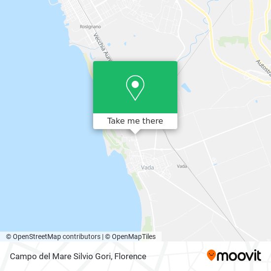 Campo del Mare Silvio Gori map